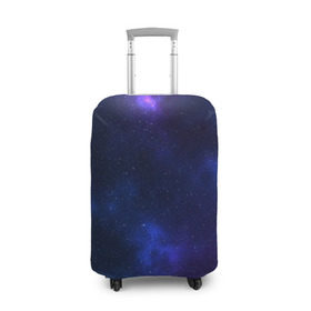 Чехол для чемодана 3D с принтом Звёздное небо в Курске, 86% полиэфир, 14% спандекс | двустороннее нанесение принта, прорези для ручек и колес | abstraction | cosmos | nebula | space | star | universe | абстракция | вселенная | звезды | космос | мир | планеты