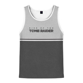 Мужская майка 3D с принтом Rise of the Tomb Raider в Курске, 100% полиэстер | круглая горловина, приталенный силуэт, длина до линии бедра. Пройма и горловина окантованы тонкой бейкой | croft | lara | raider | tomb | гробниц | игра | крофт | лара | расхитительница