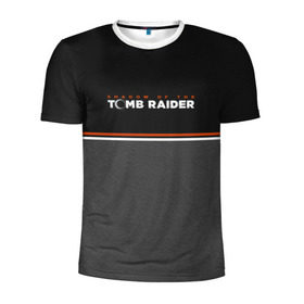 Мужская футболка 3D спортивная с принтом Shadow of the Tomb Raider в Курске, 100% полиэстер с улучшенными характеристиками | приталенный силуэт, круглая горловина, широкие плечи, сужается к линии бедра | croft | lara | raider | tomb | гробниц | игра | крофт | лара | расхитительница