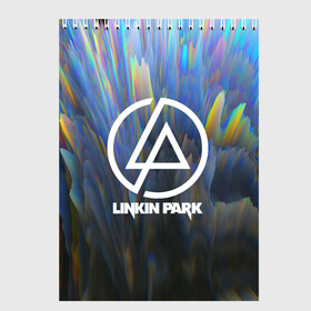 Скетчбук с принтом linkin park в Курске, 100% бумага
 | 48 листов, плотность листов — 100 г/м2, плотность картонной обложки — 250 г/м2. Листы скреплены сверху удобной пружинной спиралью | linkin park | logo | music | pop | rock | usa | альтернатива | америка | металл | музыка | музыкальный | поп | рок | честер беннингтон