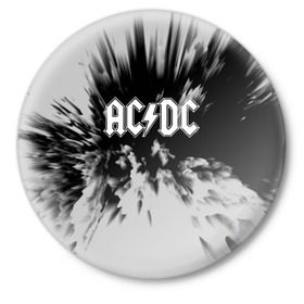 Значок с принтом AC/DC в Курске,  металл | круглая форма, металлическая застежка в виде булавки | ac dc | atco | atlantic | columbia | east west | elektra | emi | epic | ангус янг | крис слэйд | музыка | стиви янг | эксл роуз