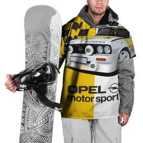 Накидка на куртку 3D с принтом Opel Motor Sport Ascona B в Курске, 100% полиэстер |  | Тематика изображения на принте: 