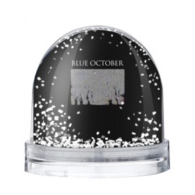 Водяной шар с принтом Blue October в Курске, Пластик | Изображение внутри шара печатается на глянцевой фотобумаге с двух сторон | 