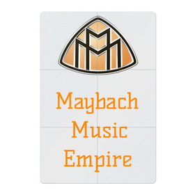 Магнитный плакат 2Х3 с принтом Maybach Music в Курске, Полимерный материал с магнитным слоем | 6 деталей размером 9*9 см | Тематика изображения на принте: empire | maybach | music | rick | ross. | империя | майбах | музыка | надпись | рик | росс | эмблема