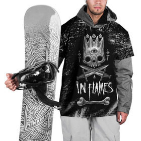 Накидка на куртку 3D с принтом In Flames King в Курске, 100% полиэстер |  | 