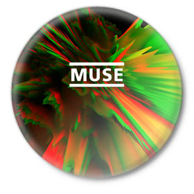 Значок с принтом Muse music в Курске,  металл | круглая форма, металлическая застежка в виде булавки | logo | muse | music | pop | rock | usa | альтернатива | америка | металл | музыка | музыкальный | поп | рок