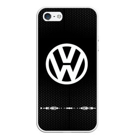 Чехол для iPhone 5/5S матовый с принтом Volkswagen sport auto abstract в Курске, Силикон | Область печати: задняя сторона чехла, без боковых панелей | auto | automobile | car | carbon | machine | motor | motor car | sport car | volkswagen | автомашина | бренд | легковой автомобиль | марка | спортивный автомобиль | тачка