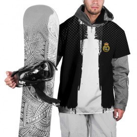 Накидка на куртку 3D с принтом Real Madrid sport uniform colo в Курске, 100% полиэстер |  | 