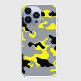 Чехол для iPhone 13 Pro с принтом Yellow camouflage в Курске,  |  | Тематика изображения на принте: camouflage | камуфляж | комуфляж