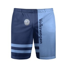 Мужские шорты 3D спортивные с принтом Volkswagen в Курске,  |  | volkswagen | авто | автомобиль | вольксваген | лого | машина | фолькс ваген | фольксваген | эмблема