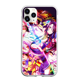 Чехол для iPhone 11 Pro Max матовый с принтом No Game No Life в Курске, Силикон |  | no game | no game no life | no life | zero | нет игры нет жизни