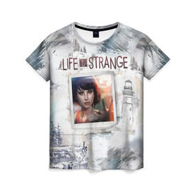 Женская футболка 3D с принтом Max. Life is Strange. в Курске, 100% полиэфир ( синтетическое хлопкоподобное полотно) | прямой крой, круглый вырез горловины, длина до линии бедер | макс | странная жизнь