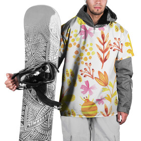 Накидка на куртку 3D с принтом Коллекция HYPNOSE в Курске, 100% полиэстер |  | Тематика изображения на принте: паттерн | разноцветный | растительный | яркие