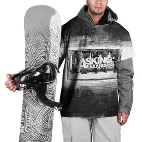 Накидка на куртку 3D с принтом Asking Alexandria в Курске, 100% полиэстер |  | Тематика изображения на принте: 