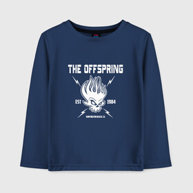 Детский лонгслив хлопок с принтом The Offspring est 1984 в Курске, 100% хлопок | круглый вырез горловины, полуприлегающий силуэт, длина до линии бедер | offspring | офспринг | оффспринг | рок