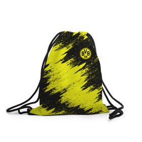 Рюкзак-мешок 3D с принтом FC Borussia Dortmund в Курске, 100% полиэстер | плотность ткани — 200 г/м2, размер — 35 х 45 см; лямки — толстые шнурки, застежка на шнуровке, без карманов и подкладки | боруссия | дортмунд