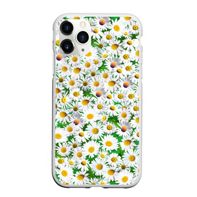 Чехол для iPhone 11 Pro матовый с принтом Ромашки в Курске, Силикон |  | chamomile | daisies | flowers | nature | природа | растения | ромашки | текстура | цветы