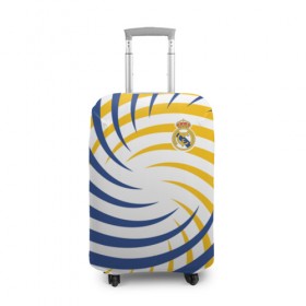Чехол для чемодана 3D с принтом Real Madrid в Курске, 86% полиэфир, 14% спандекс | двустороннее нанесение принта, прорези для ручек и колес | football | soccer | uefa | испания | клуб | лига | матч | мяч | реал мадрид | уефа | футбольный