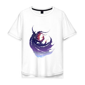 Мужская футболка хлопок Oversize с принтом Final Fantasy IV в Курске, 100% хлопок | свободный крой, круглый ворот, “спинка” длиннее передней части | Тематика изображения на принте: 