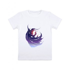 Детская футболка хлопок с принтом Final Fantasy IV в Курске, 100% хлопок | круглый вырез горловины, полуприлегающий силуэт, длина до линии бедер | Тематика изображения на принте: 