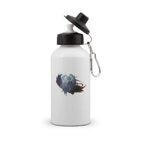 Бутылка спортивная с принтом Final Fantasy XV в Курске, металл | емкость — 500 мл, в комплекте две пластиковые крышки и карабин для крепления | 