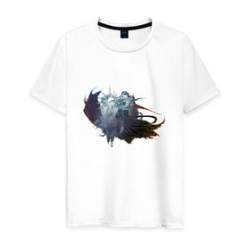 Мужская футболка хлопок с принтом Final Fantasy XV в Курске, 100% хлопок | прямой крой, круглый вырез горловины, длина до линии бедер, слегка спущенное плечо. | 