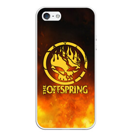 Чехол для iPhone 5/5S матовый с принтом The Offspring в Курске, Силикон | Область печати: задняя сторона чехла, без боковых панелей | the offspring | офспринг | оффспринг | рок