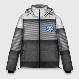 Мужская зимняя куртка 3D с принтом Volkswagen sport auto в Курске, верх — 100% полиэстер; подкладка — 100% полиэстер; утеплитель — 100% полиэстер | длина ниже бедра, свободный силуэт Оверсайз. Есть воротник-стойка, отстегивающийся капюшон и ветрозащитная планка. 

Боковые карманы с листочкой на кнопках и внутренний карман на молнии. | auto | automobile | car | carbon | machine | motor | motor car | sport car | volkswagen | автомашина | бренд | легковой автомобиль | марка | спортивный автомобиль | тачка