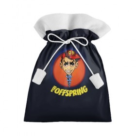 Подарочный 3D мешок с принтом The Offspring в Курске, 100% полиэстер | Размер: 29*39 см | Тематика изображения на принте: 