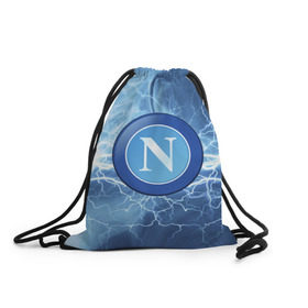 Рюкзак-мешок 3D с принтом Napoli в Курске, 100% полиэстер | плотность ткани — 200 г/м2, размер — 35 х 45 см; лямки — толстые шнурки, застежка на шнуровке, без карманов и подкладки | 