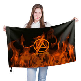 Флаг 3D с принтом Linkin park in fire в Курске,  |  | linkin park | logo | music | pop | rock | usa | альтернатива | америка | металл | музыка | музыкальный | поп | рок | честер беннингтон