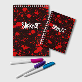 Блокнот с принтом Slipknot в Курске, 100% бумага | 48 листов, плотность листов — 60 г/м2, плотность картонной обложки — 250 г/м2. Листы скреплены удобной пружинной спиралью. Цвет линий — светло-серый
 | punk | rock | альтернативный хип хоп | группа | инди поп | музыка | музыкальное произведение | ноты | панк | регги | рок | синти поп