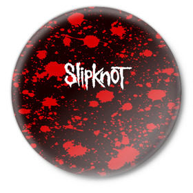 Значок с принтом Slipknot в Курске,  металл | круглая форма, металлическая застежка в виде булавки | punk | rock | альтернативный хип хоп | группа | инди поп | музыка | музыкальное произведение | ноты | панк | регги | рок | синти поп