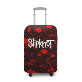 Чехол для чемодана 3D с принтом Slipknot в Курске, 86% полиэфир, 14% спандекс | двустороннее нанесение принта, прорези для ручек и колес | punk | rock | альтернативный хип хоп | группа | инди поп | музыка | музыкальное произведение | ноты | панк | регги | рок | синти поп