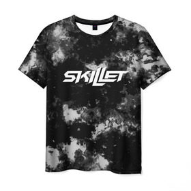 Мужская футболка 3D с принтом Skillet в Курске, 100% полиэфир | прямой крой, круглый вырез горловины, длина до линии бедер | punk | rock | skillet | альтернативный хип хоп | группа | инди поп | музыка | музыкальное произведение | ноты | панк | регги | рок | синти поп