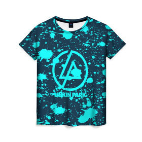Женская футболка 3D с принтом Linkin park в Курске, 100% полиэфир ( синтетическое хлопкоподобное полотно) | прямой крой, круглый вырез горловины, длина до линии бедер | punk | rock | альтернативный хип хоп | группа | инди поп | музыка | музыкальное произведение | ноты | панк | регги | рок | синти поп