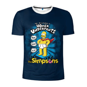 Мужская футболка 3D спортивная с принтом Гомер Супергерой в Курске, 100% полиэстер с улучшенными характеристиками | приталенный силуэт, круглая горловина, широкие плечи, сужается к линии бедра | bart | beer | family | hero | homer | lisa | maggie | marge | simpson | simpsons | superhero | thesimpsons | барт | герой | гомер | город | лиза | мардж | мегги | семья | симпсоны | супергерой