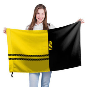 Флаг 3D с принтом Nirvana в Курске, 100% полиэстер | плотность ткани — 95 г/м2, размер — 67 х 109 см. Принт наносится с одной стороны | kurt cobain | nirvana | курт кобейн | нервана | нирвана | рок группа