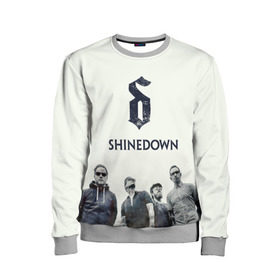 Детский свитшот 3D с принтом Shinedown band в Курске, 100% полиэстер | свободная посадка, прямой крой, мягкая тканевая резинка на рукавах и понизу свитшота | 