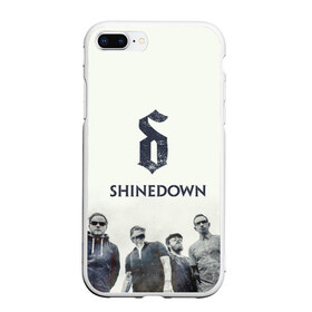 Чехол для iPhone 7Plus/8 Plus матовый с принтом Shinedown band в Курске, Силикон | Область печати: задняя сторона чехла, без боковых панелей | 