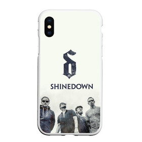 Чехол для iPhone XS Max матовый с принтом Shinedown band в Курске, Силикон | Область печати: задняя сторона чехла, без боковых панелей | 