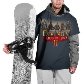 Накидка на куртку 3D с принтом Divinity, Original Sin, Божество, Дивинити в Курске, 100% полиэстер |  | Тематика изображения на принте: 