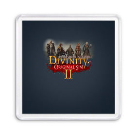 Магнит 55*55 с принтом Divinity, Original Sin, Божество, Дивинити в Курске, Пластик | Размер: 65*65 мм; Размер печати: 55*55 мм | 