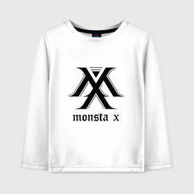 Детский лонгслив хлопок с принтом MONSTA X_4 в Курске, 100% хлопок | круглый вырез горловины, полуприлегающий силуэт, длина до линии бедер | monsta x | монст х