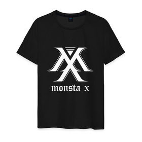 Мужская футболка хлопок с принтом MONSTA X_5 в Курске, 100% хлопок | прямой крой, круглый вырез горловины, длина до линии бедер, слегка спущенное плечо. | Тематика изображения на принте: monsta x | монст х