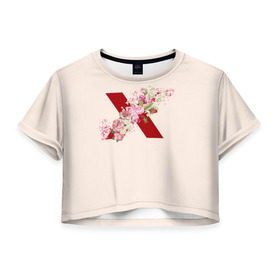 Женская футболка 3D укороченная с принтом MONSTA X_12 в Курске, 100% полиэстер | круглая горловина, длина футболки до линии талии, рукава с отворотами | monsta x | монст х