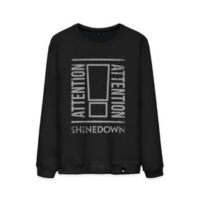 Мужской свитшот хлопок с принтом Attention Attention Shinedown в Курске, 100% хлопок |  | shinedown