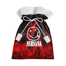 Подарочный 3D мешок с принтом NIRVANA в Курске, 100% полиэстер | Размер: 29*39 см | nirvana | punk | rock | альтернативный хип хоп | группа | инди поп | музыка | музыкальное произведение | ноты | панк | регги | рок | синти поп