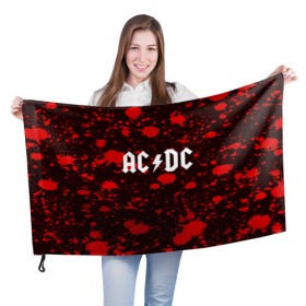 Флаг 3D с принтом AC DC в Курске, 100% полиэстер | плотность ткани — 95 г/м2, размер — 67 х 109 см. Принт наносится с одной стороны | ac dc | punk | rock | альтернативный хип хоп | группа | инди поп | музыка | музыкальное произведение | ноты | панк | регги | рок | синти поп