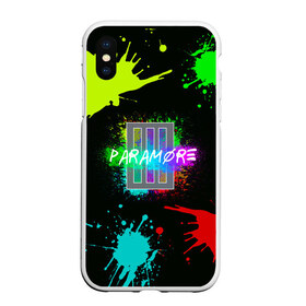 Чехол для iPhone XS Max матовый с принтом Paramore в Курске, Силикон | Область печати: задняя сторона чехла, без боковых панелей | paramore | альтернативный | группа | джош фарро | зак фарро | панк | панкрок | пара море | парамор | парамора | параморе | парморе | поп | поппанк | попрок | рок | тейлор йорк | хейли уильямс